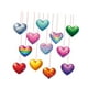 thumbnail image 4 of 12 serpentinas de papel con forma de corazón de colores para colgar, decoración para el Día de Valentín, para fiestas de carnaval., 4 of 9