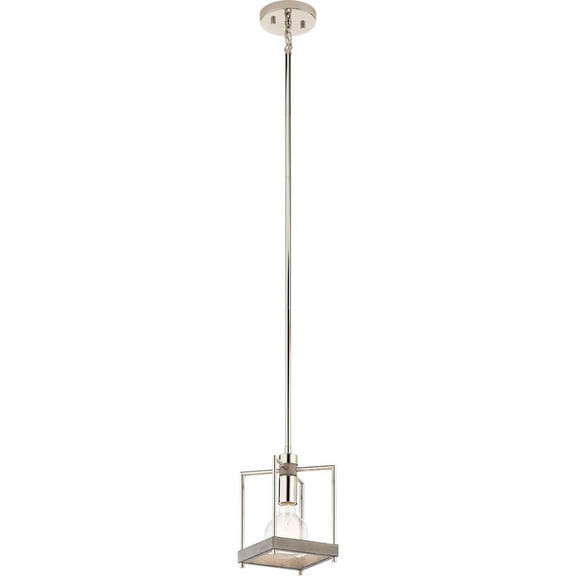 1 Light Pendant 9.75 inches Tall By 6 inches Wide-Distressed Antique Gray Finish Bailey Street Home 147-Bel-4187474