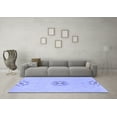 thumbnail image 3 of Ahgly Company Indoor Square Abstract Blue Modern Area Rugs, 8' Square, 3 of 4