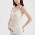 thumbnail image 3 of FAMTKT Womens Maternity Nursing Tank Camisole for Breastfeeding with Adjustable Straps, Maternity Tank Tops( XL, Beige ), 3 of 9