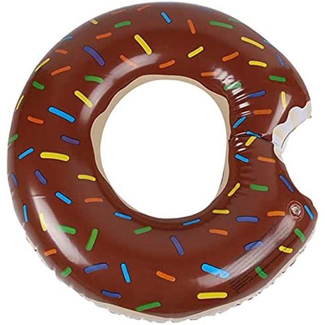 Anillo de natación Donut Booy Anillo de natación Donut Piscina para adultos y niños Boya de verano Toy-120cm de agua kaili Sencillez