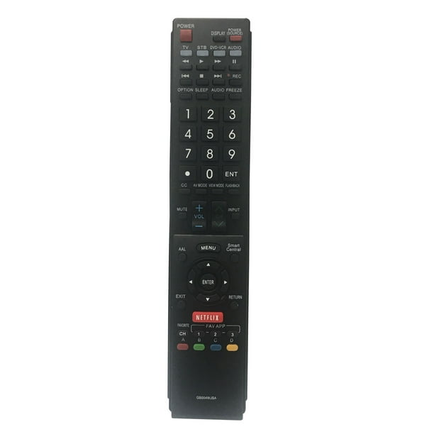 Replacement TV Remote Control for Sharp LC70LE650 Television Walmart