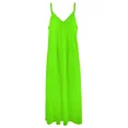 thumbnail image 3 of Super Bright Fluorescent Green Neon Sleeveless Dress womans clothing short dresses daring Dress, 3 of 5