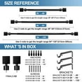 thumbnail image 4 of Urbanest 1" Wright Adjustable Curtain Rod, 28"-48", Black, 4 of 6