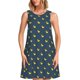 thumbnail image 1 of Disketp Cartoon Ducks para Vestido sin Mangas para Mujeres, Vestidos de Verano para Mujeres, Casual y Holgado para la Playa, 1 of 7