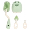thumbnail image 1 of Cepillos Limpiadores De Botellas De Silicona, Juego De Cepillos Multiusos Para Botellas De Leche, Ergonómico, Ahorro De Mano De Obra, Conveniente Con Base Para Pajita, 1 of 7