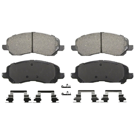 Wagner QuickStop ZD866 Ceramic Disc Brake Pad Set Fits select: 2007-2017 JEEP PATRIOT, 2011-2014 CHRYSLER 200
