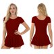 thumbnail image 3 of Vestido sin mangas con espalda cruzada para mujer, leotardo de gimnasia, bailarina, traje de baile de salón, Ropa de baile contemporáneo moderno lírico, 3 of 5
