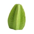 thumbnail image 4 of Jarrón de cerámica con forma de flor para plantas, decoración minimalista Verde, 4 of 9