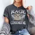 thumbnail image 3 of Funny Cat Consumes Me Unisex T-Shirt, 3 of 5