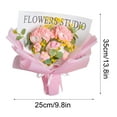 thumbnail image 3 of CxhicLuv Hand-woven Rose Bouquet, Crocheted, Long-lasting, Romantic, Ideal for Valentine's Day Gifts, Home Decor, Handcrafted & Meaningful, Birthday Present, Suitable for Girlfriends, 3 of 5