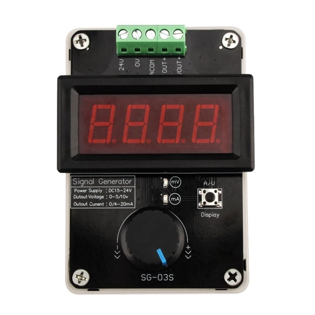 Digital 4-20MA 0-10V Voltage Signal Generator 0-20MA Adjustable Current Transmitter Electronic Measuring Instrument