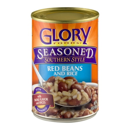 (6 pack) (6 Pack) Glory Foods Seasoned Southern Style Red Beans And Rice, 15 Oz