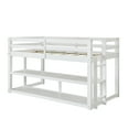 Better Homes and Gardens Greer Twin Loft Storage Bed, White