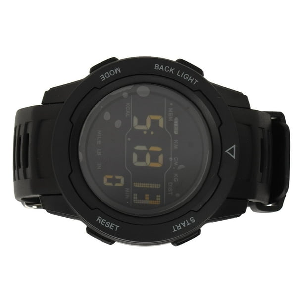 Men Smart Sports Watch LED Screen 50 Meters Waterproof Digital Watch Outdoor Multifunction Sports Watch Red