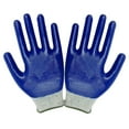 thumbnail image 2 of JUNWELL Gants de Protection Imperméables Résistants aux Échardes Antidérapants pour Jardinage Extérieur Bleu + Blanc, 2 of 7