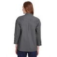 thumbnail image 2 of Blouse à Manches 3/4 en Broadcloth Extensible Collection Couronne pour Femmes DG560W, 2 of 2