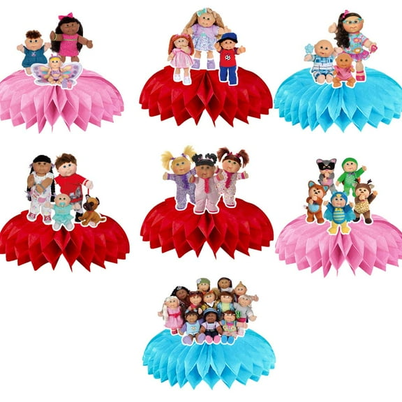 Cabbage Honeycomb Centerpieces Table Toppers Decorations for Birthday Party Decor Supplies