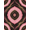 Pink Black Gold, Pattern 13, variant on Design&I 8'x10' Washable Area Rug Blush Charcoal Swirls Sophisticated Modern Veined Surface Motif for Living Room, Family Extra Large Skid-Resistant Low Profile