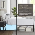 thumbnail image 3 of SGI Bedding 10 Inch Pleated Bed Skirt | Microfiber Bed Skirt | Fade Resistant, Wrinkle Free, Anti-static, Decorative, Extra Storage Space, Clutter-Free | King, Light Blue, 3 of 8