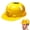 Yellow, variant on Solar Fan Safety Helmet, Fiber Reinforced Plastic Hard Hat, Ventilated Cooling Construction Hard Hat for Outdoor Work