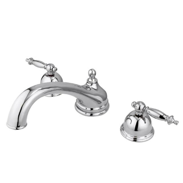 Kingston Brass KS3351TL 8 Inch -18 Inch Widespread Roman Tub Filler - Polished Chrome