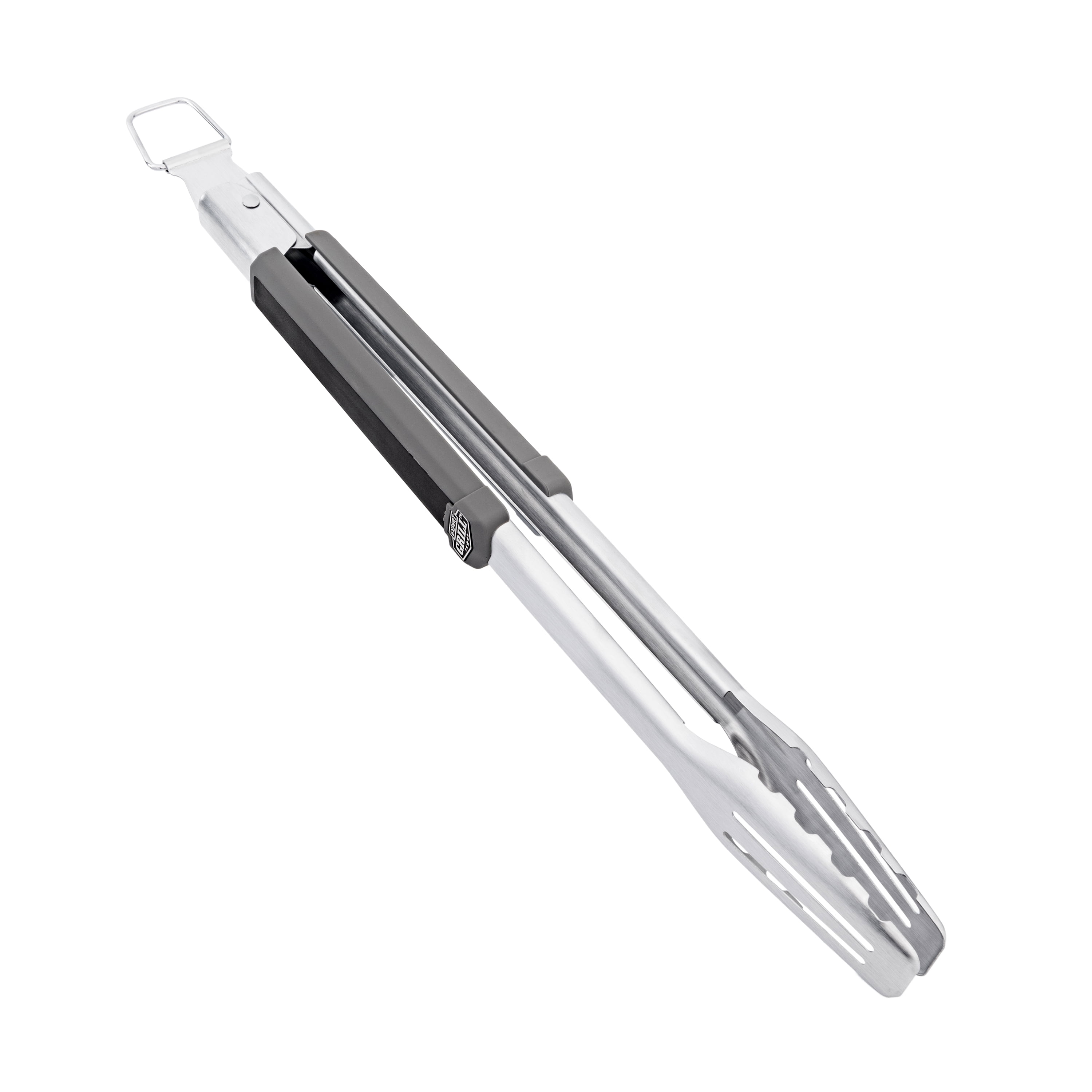 Expert Grill Stainless Steel Grill Tongs, Black & Gray