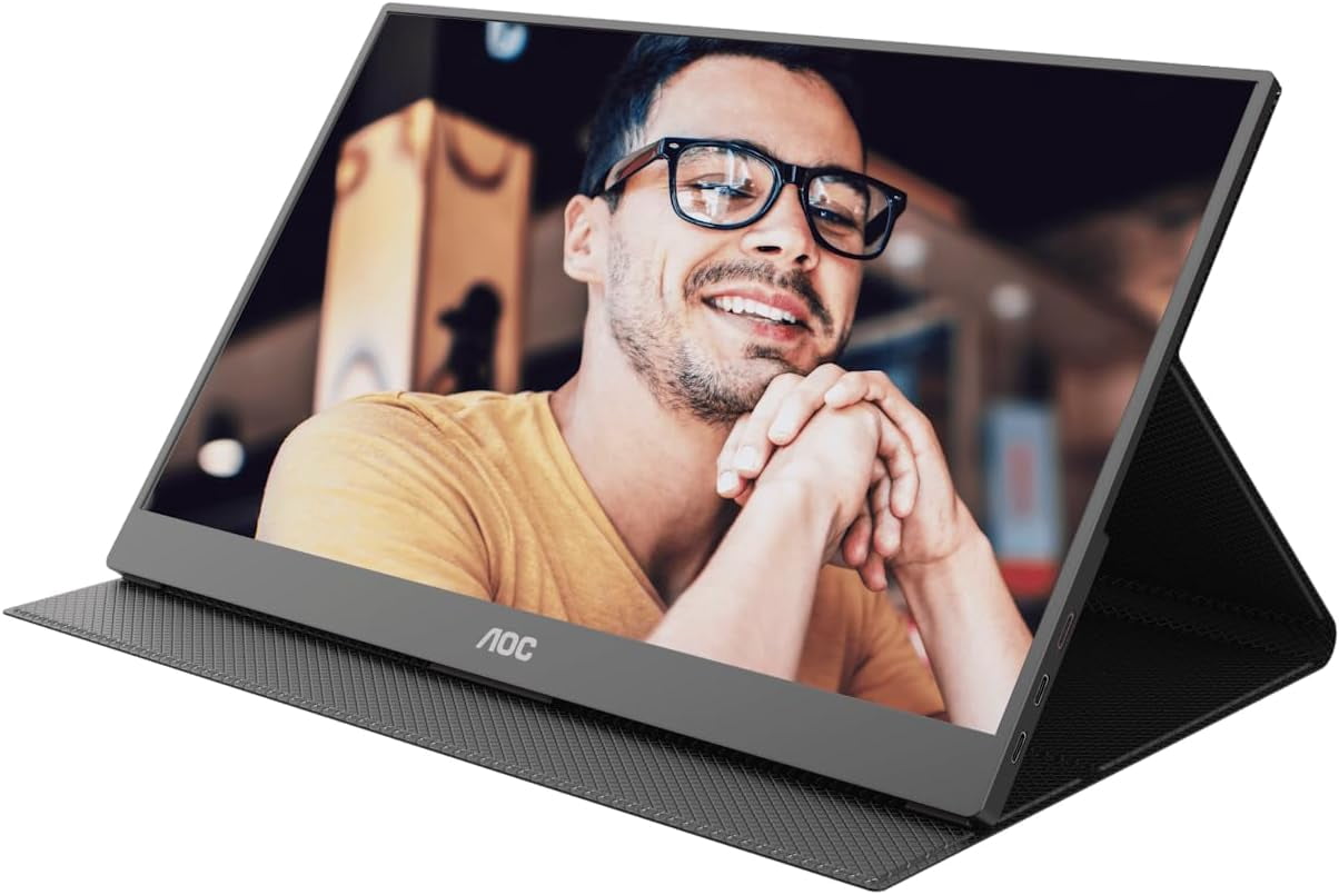 AOC 16T15 - 16" FHD (1920x1080), IPS, Portable Monitor, USB-C