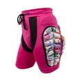 thumbnail image 4 of Kids Padded Shorts Impact Shorts Child 3D Padded Skating Protective Gear Hip Protector for Ski Skateboard Bike Roller Skating Pink S, 4 of 8