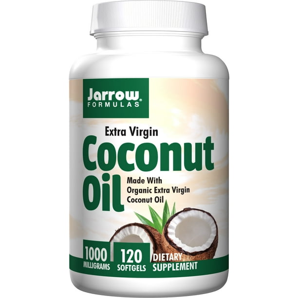 Jarrow Formulas Coconut Oil 100 Organic Extra Virgin, Supports