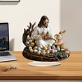 thumbnail image 6 of YWIYIUD 2PCS Easter Decorations Easter Rabbit Tabletop Ornament,Spring Fashion Decorative Sculpture Figurine 2D Acrylic for Home Kitchen Easter Party,Birthday Gifts for Women, 6 of 6