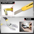 thumbnail image 3 of 39Pcs Home Repair Hand Tool Set Toolbox Bit Drive Plier Hammer Scissor Hex Key Househeld Garage Garden Office DIY Yellow, 3 of 7