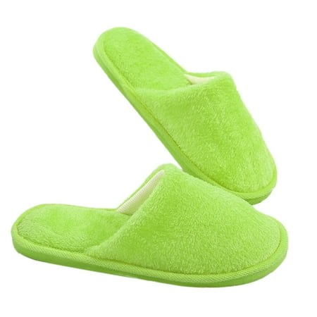 

House Shoes Non-slip Solid Color Home Shoes Indoor Slippers for Women & Men