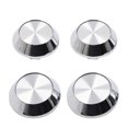 thumbnail image 1 of Unique Bargains 4 Pcs 65mm Dia 4 Clips Car Wheel Tyre Center Hub Cap Cover Protector Silver Tone, 1 of 4