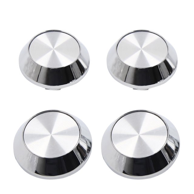 Unique Bargains 4 Pcs 65mm Dia 4 Clips Car Wheel Tyre Center Hub Cap Cover Protector Silver Tone