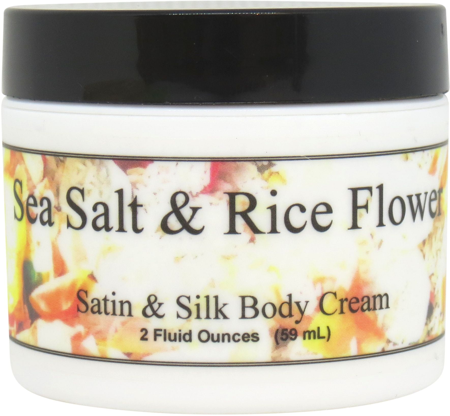 Sea Salt And Rice Flower Satin and Silk Cream, Body Cream, Body Lotion