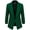 WSK2324-GREEN, variant on Women's 3/4 Sleeve Blazer Open Front Cardigan Jacket Work Office Blazer XL GREEN