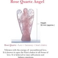 thumbnail image 2 of Wonder Care -Rose Angel Wings Crystal Hand-Carved Pocket Stone for Good Luck Spiritual Reiki Healing Worry Angel Figurine Peace Angel Statue Decor Gift Christmas Blessing Gift(1.5-2 inches), 2 of 5
