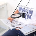 thumbnail image 4 of Hands Free 2 LED Lighted Neck Magnifier 2X 6X Reading Loupe Magnifier 100MM, Battery Powered Illuminated Magnifying Glass for Small Print Reading,Inspection,Beads,Embroidery,Impair,Low Vision, 4 of 6