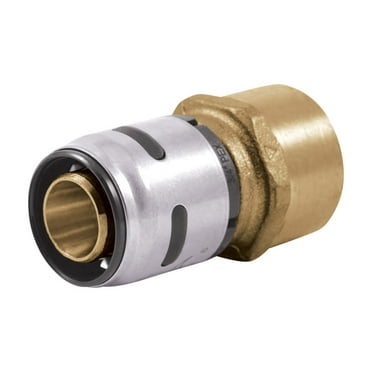 SharkBite EvoPEX 3/4 in. FPT X 3/4 in. D Push Brass/Plastic Female Connector
