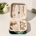 thumbnail image 6 of Fish Travel Portable Jewelry Stand and Organizer Box - Square Storage Box for Rings, Earrings, Necklaces, Bracelets, and More - Suitable for Girls and Women - Jewelry Boxes for Travel, 6 of 6