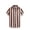 Coffee, variant on JGGSPWM Striped Shirts for Men Short Sleeve Lapel V Neck Button Down Blouse Casual Classic Soft Tops Summer Tshirts Fashion 2023 Graphic Trendy Regular Fit Blouses Black S