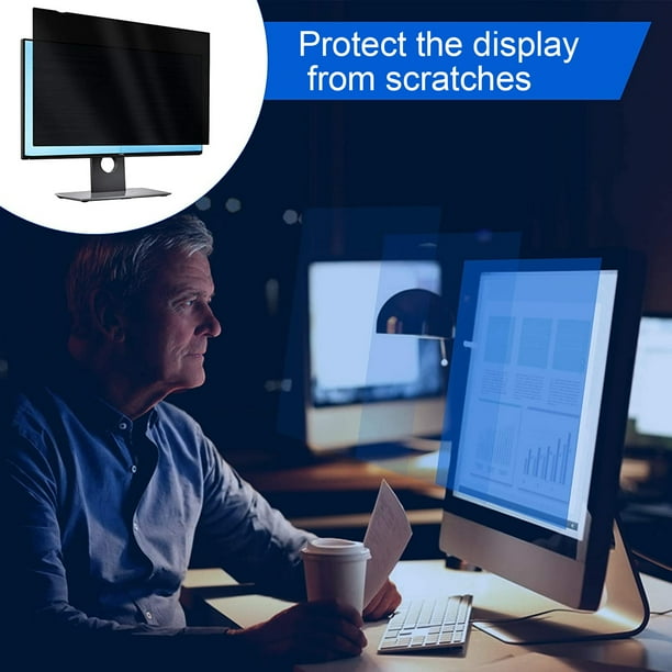 Filtro Privacidad Pantalla 25 Pulgadas | Protector Antiespías, Reduce Luz Azul 65%, Relación 16:9, Compatible Con Monitores
