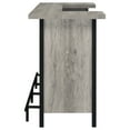 thumbnail image 5 of Bellemore Freestanding Home Bar Wine Cabinet Grey Driftwood, 5 of 11