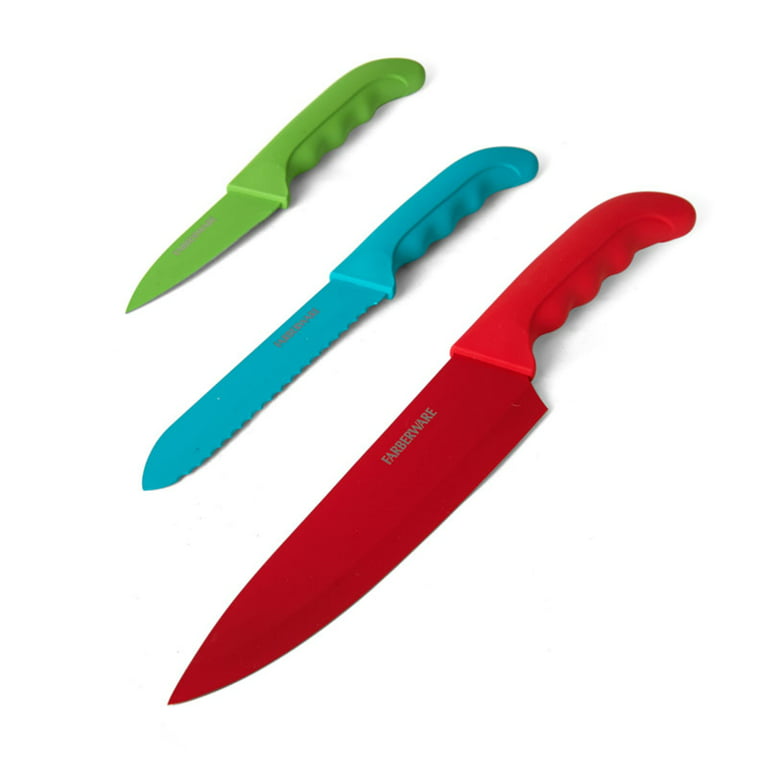 Farberworks Colourworks Ceramic Utility Knife, 5, Red