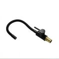 thumbnail image 4 of Flexible Kitchen Faucet High Arch 360° Rotatable Faucet Single Handle Lever for 1 Hole Sink, Hot & Cold Water Faucet Bendable Silicone Hose Easy to Fetch Any Area, All Black, 4 of 9