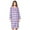 Plaid Purple, variant on Casual Nights Women's Flannel Floral Long Sleeve Nightgown