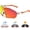 White, variant on VICTGOAL Cycling Sunglasses for Men Women with Polarized and Photochromic 2 Lenses,UV400 Clear Road Bike Running Sports Goggles