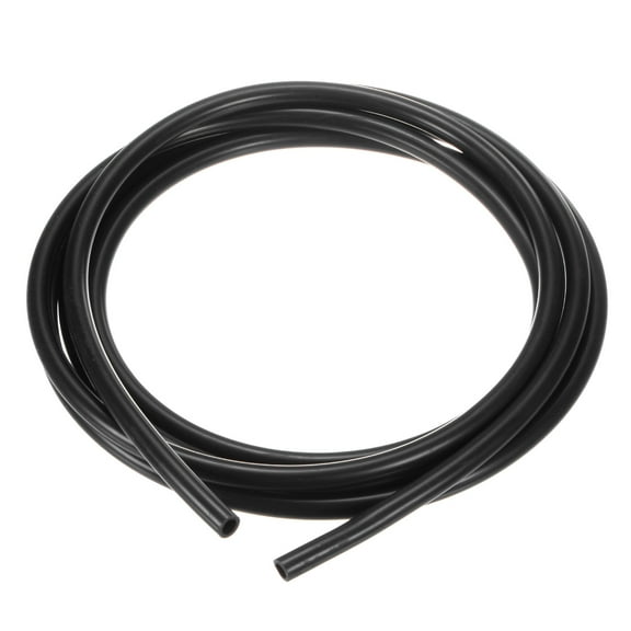 1 Pack 3 Meter Silicone Tubing, 6x9mm(IDxOD) Silicone Rubber Tube Flexible Hose Black