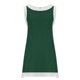 thumbnail image 3 of Vestido de Verano de Manga Corta de las Mujeres Cuello Redondo Cuello en V Sólido Casual Mini Patinador Vestido de Dos Piezas, Falda de Verano Corta, 3 of 6
